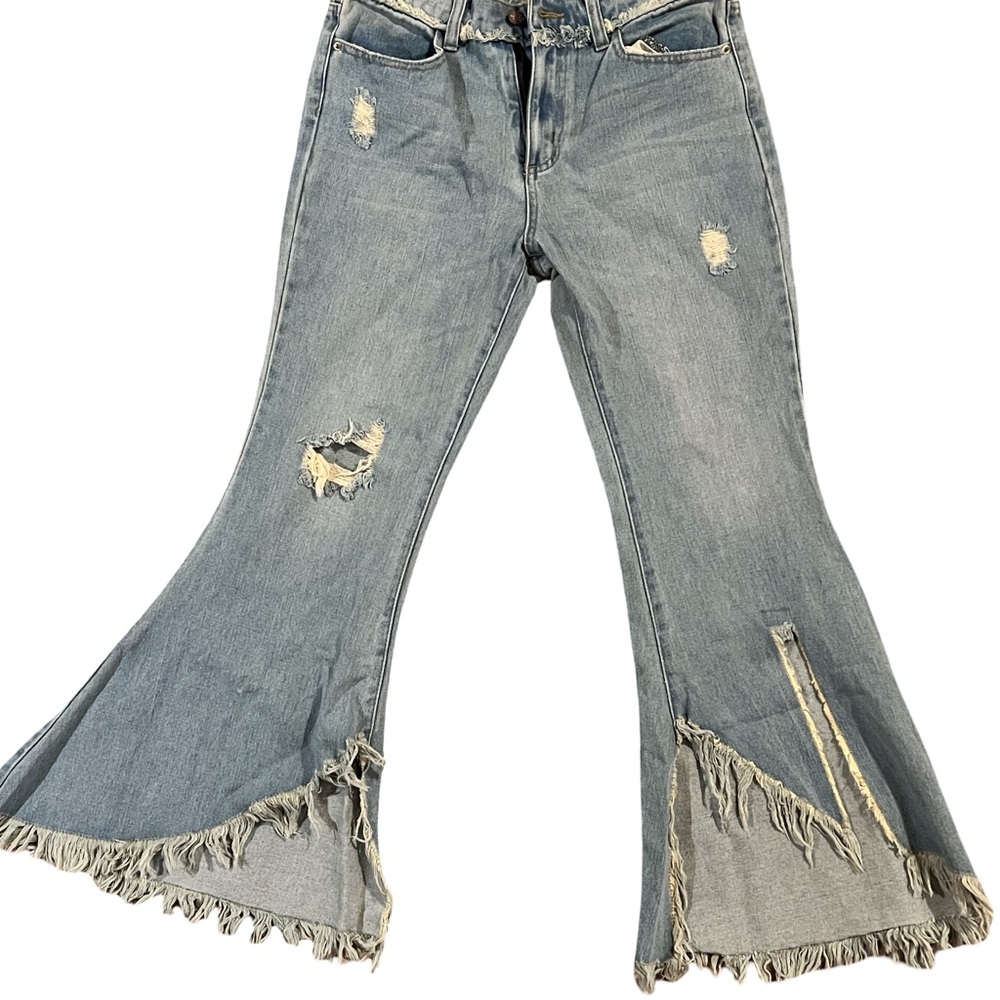 Distressed Light Blue Women’s  Jeans